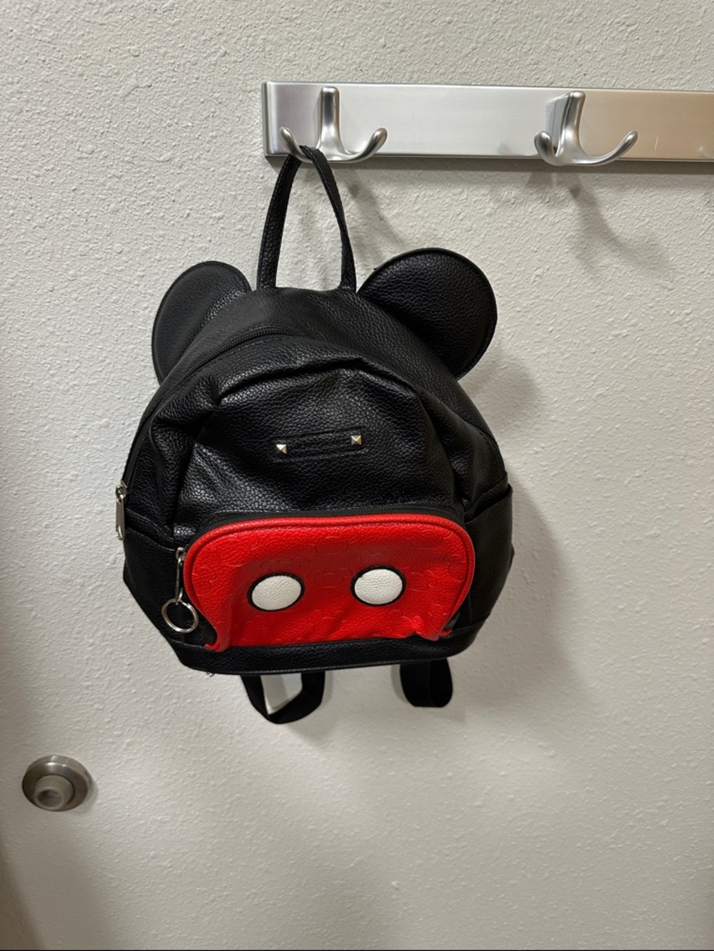 Disney Black and Red Mickey Ears Mini Backpack